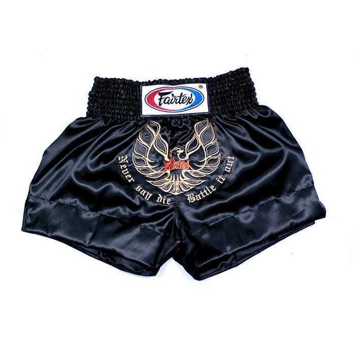 FAIRTEX Black Phoenix Muay Thai Boxing Shorts Pants BS0642