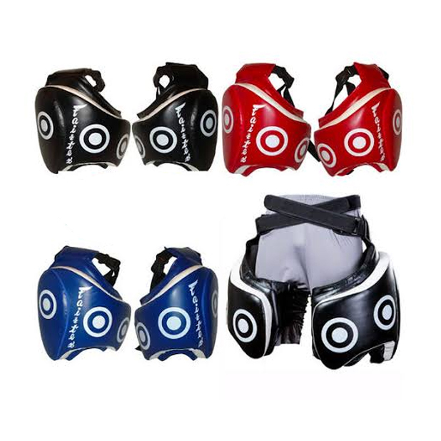 New FAIRTEX-Thigh Pads Auth Muay Thai Pads Kick Boxing MMA Training