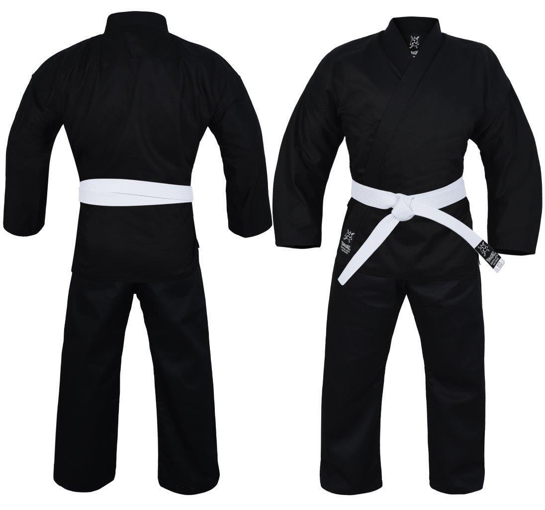 YAMASAKI Pro Black Karate Uniform (10Oz) Kids to Adults Size