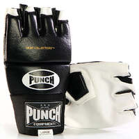 PUNCH MMA Gloves [Debt Collectors] BLACK/WHITE