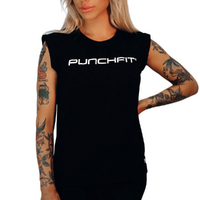 PUNCH MUSCLE SHIRT-Punchfit-WOMENS-BLACK