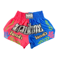 PUNCH THAI SHORTS-LADY LOVE-OSO-HOT PINK/BLUE