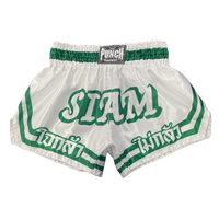 PUNCH THAI SHORTS-Siam-WHITE/GREEN