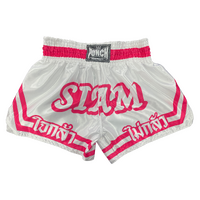 PUNCH THAI SHORTS-Siam-WHITE/PINK