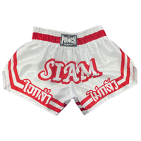 PUNCH THAI SHORTS-Siam-WHITE/RED