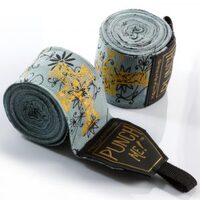 PUNCH HAND WRAPS-Urban-4.5m STRETCH-GOLD CROSS