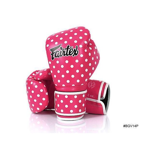 FAIRTEX - Vintage Art-Polka Dot 1854 Boxing Gloves (BGV14P) [8oz]