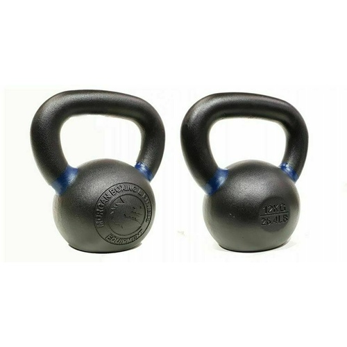 MORGAN V2 Cast Iron Powder Coated Kettlebell [12Kg] One Piece Only