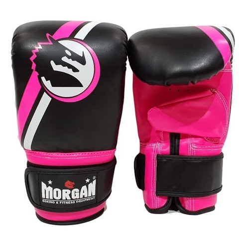 MORGAN Classic Bag MUAY THAI Boxing Training Mitts[Pink/Black Large]