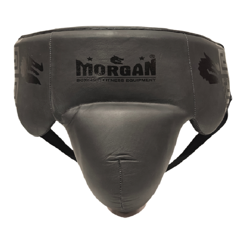 Morgan B2 Bomber Leather Groin Guard - Medium | Boxing MMA Protection