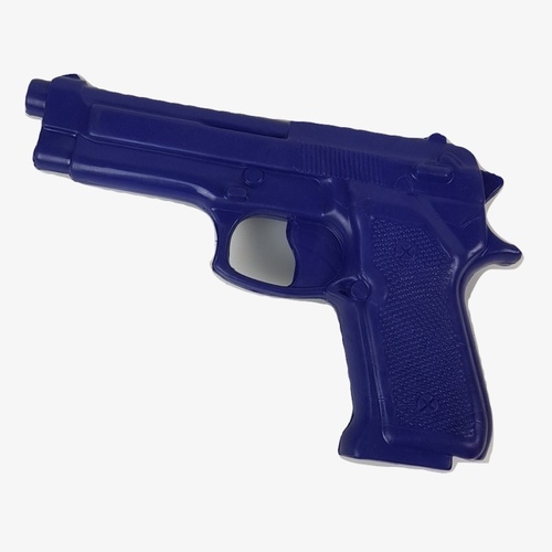 MORGAN Martial Arts Training Weapon Plastic Training Gun [Blue]