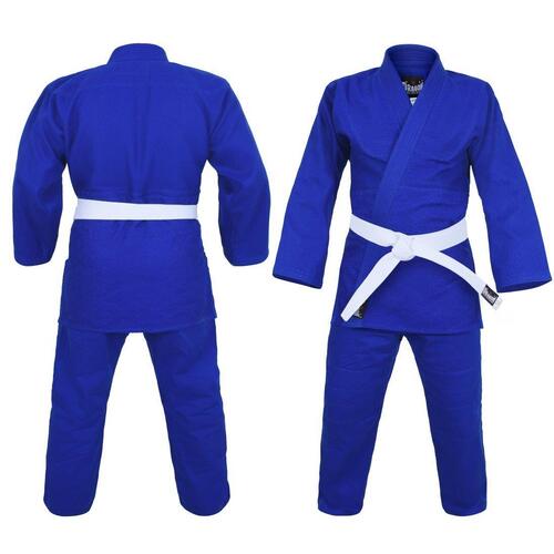 DRAGON Blue 1.5 (550Gsm) Judo Weave Martial Arts Uniforms[6]