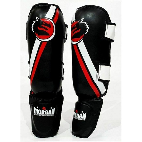 MORGAN V2 Classic Shin Guard Protector Muay Thai & Instep [Size: Medium]