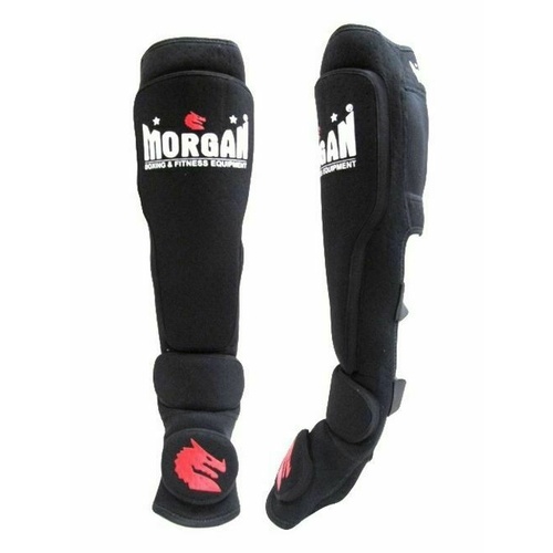 MORGAN V2 Neoprene Muay Thai Shin Guard Protector And Instep [Jnr]