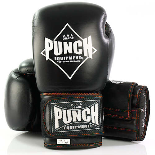 PUNCH BOXING GLOVES-Black Diamond-BLACK 12oz