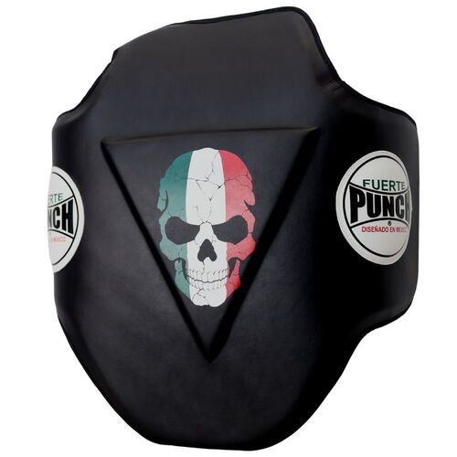 PUNCH CHEST GUARD-Mexican- BOXER-MATT BLACK