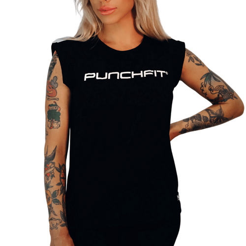 PUNCH MUSCLE SHIRT-Punchfit-WOMENS-BLACK S