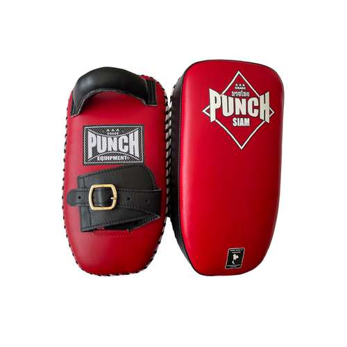 PUNCH "Siam" LEATHER THAI PADS SINGLE STRAP BUCKLE