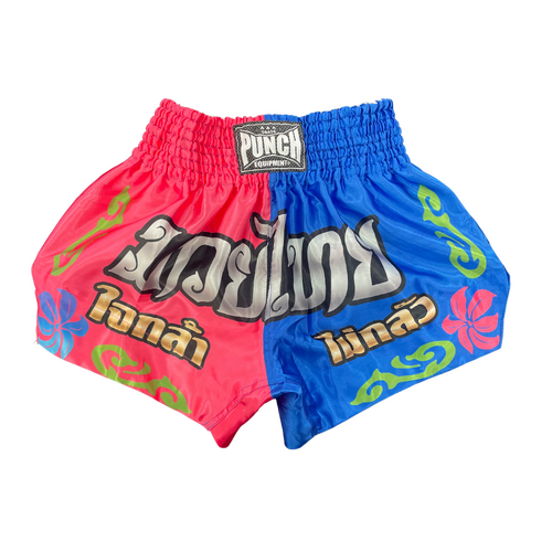 PUNCH THAI SHORTS-LADY LOVE-OSO-HOT PINK/BLUE